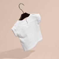 T-shirt en coton à imprimé graphique et appliqués - White