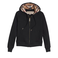 Sweat-shirt en coton mélangé à capuche - Black