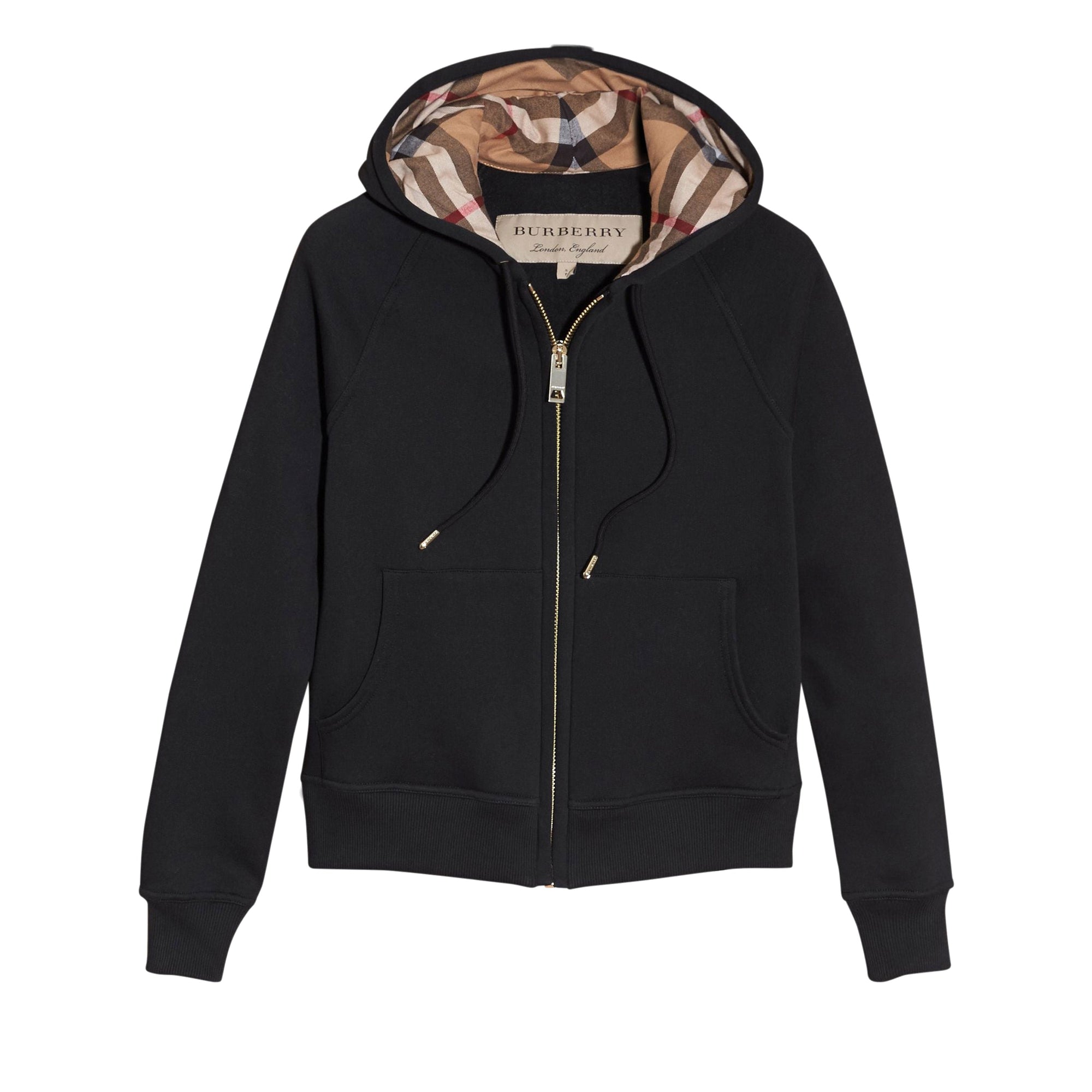 Sweat-shirt en coton mélangé à capuche - Black