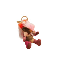 Bijou porte-clés Thomas Bear en cachemire - Ash Rose