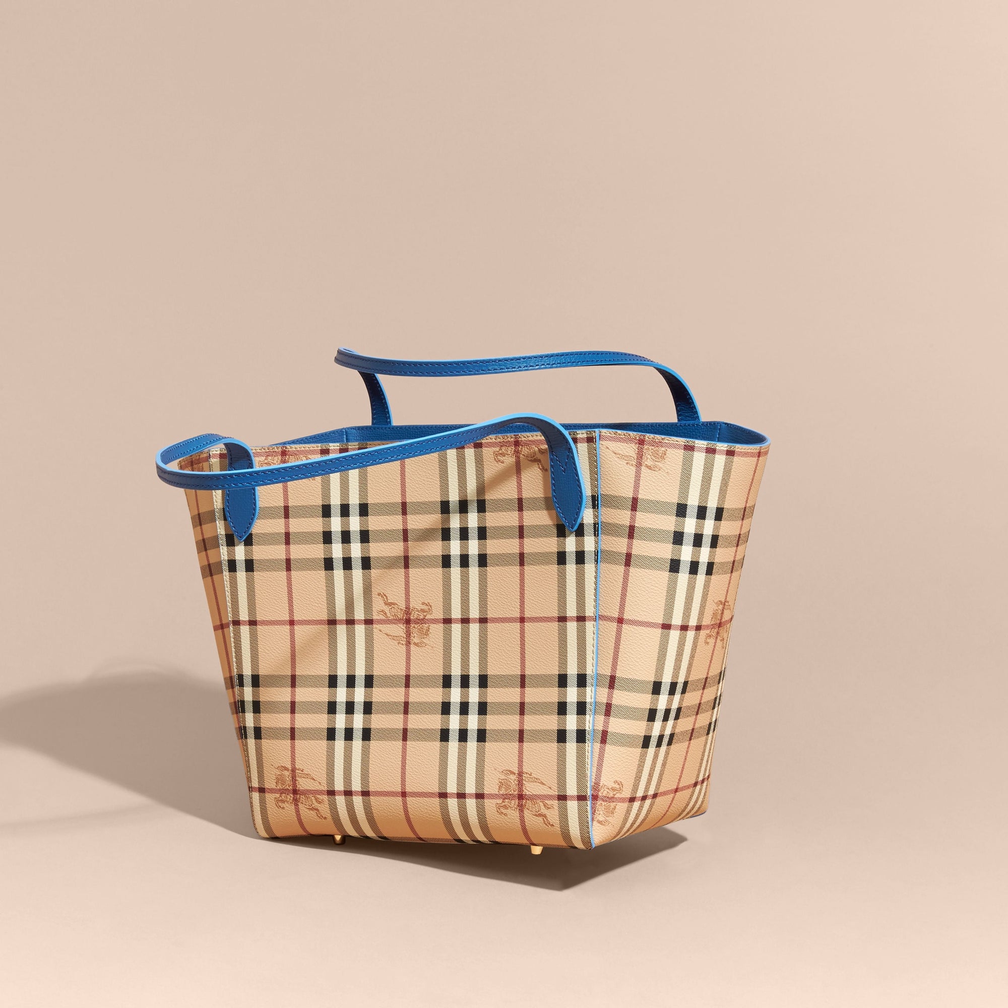 Petit sac The Canter à motif Haymarket check - Mineral Blue