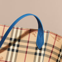 Petit sac The Canter à motif Haymarket check - Mineral Blue