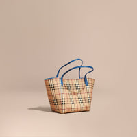Petit sac The Canter à motif Haymarket check - Mineral Blue