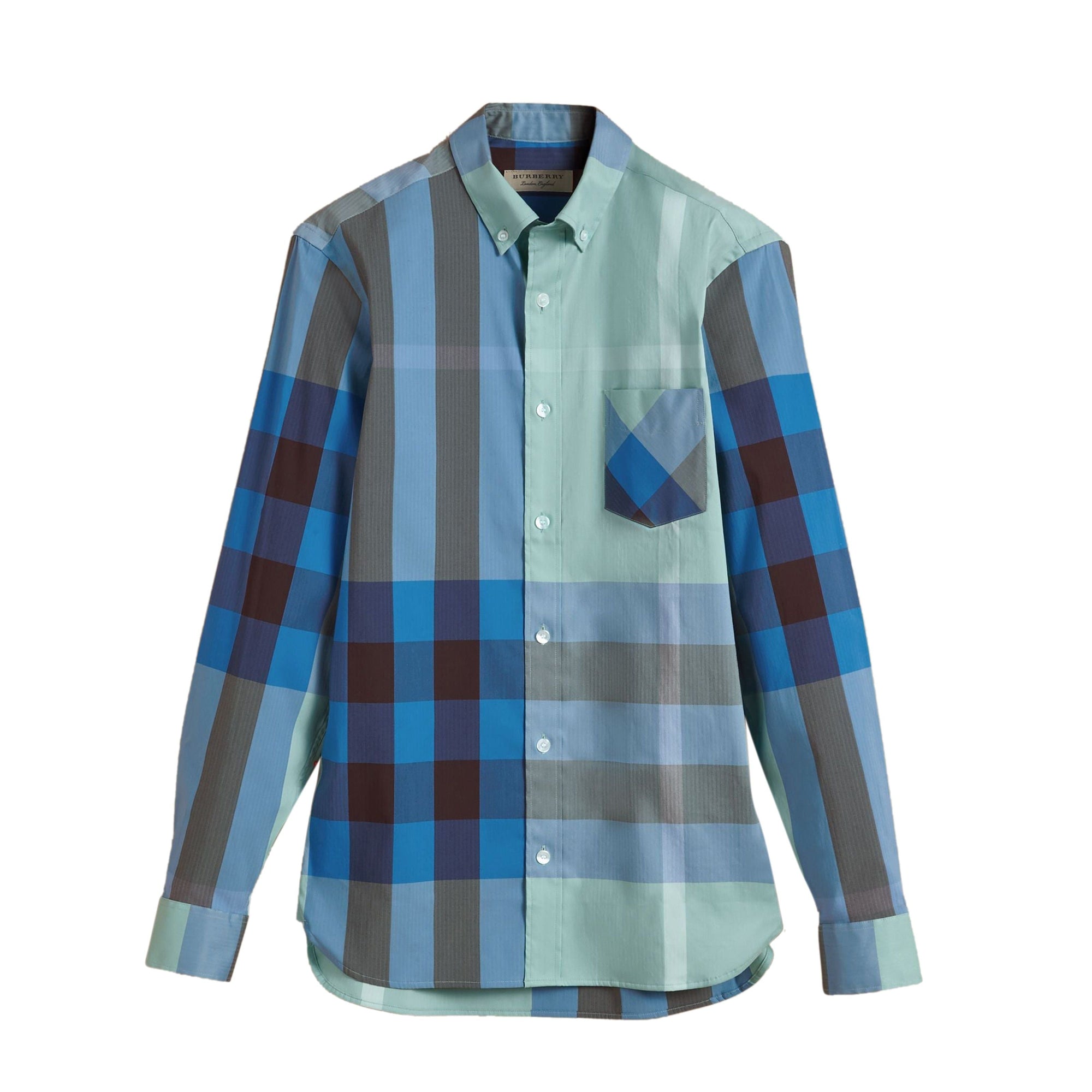 Chemise col boutonné extensible mélangé - Pale Opal