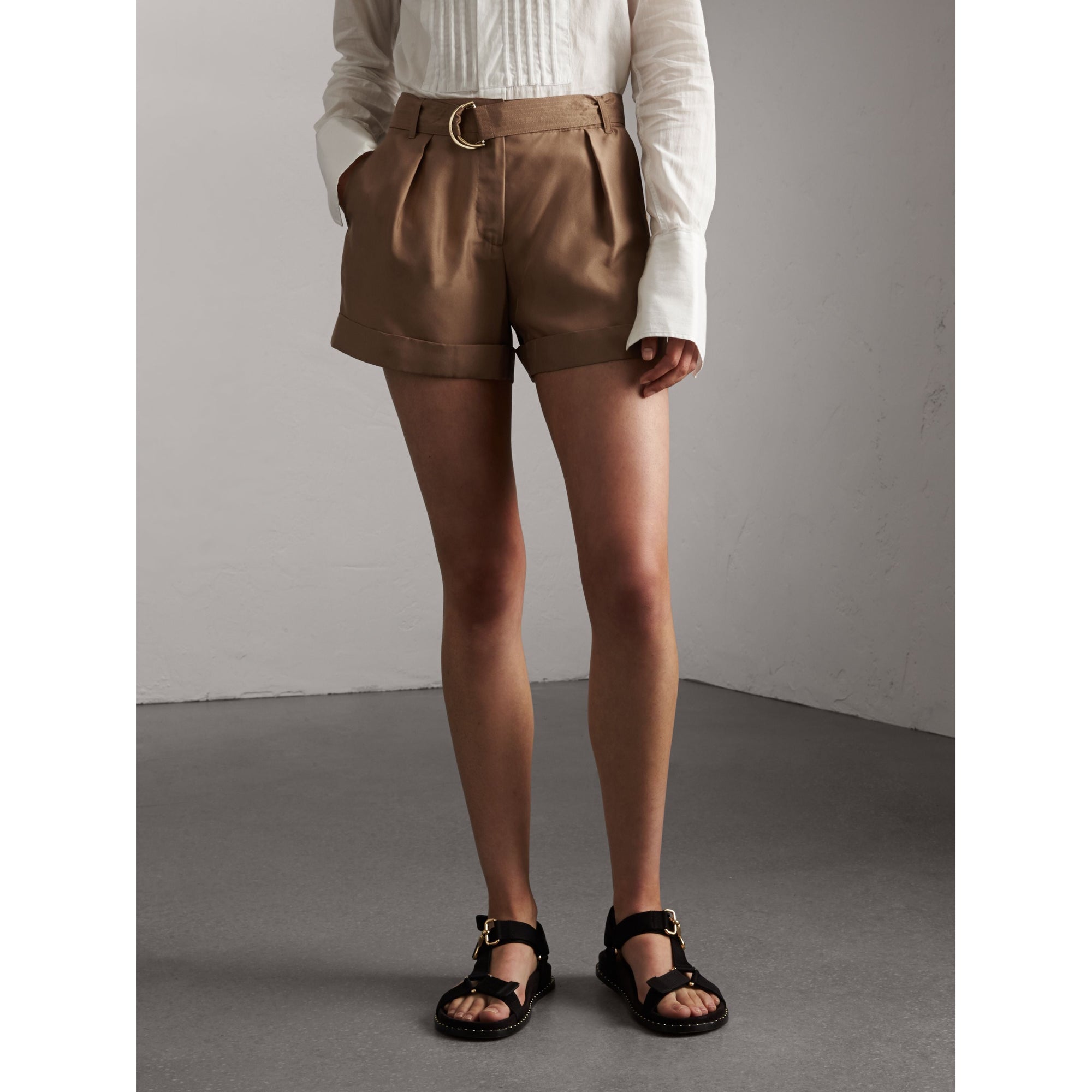 Short ajusté en soie - Sisal