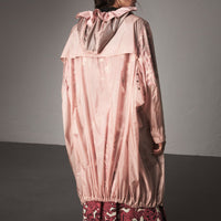 Parka oversize légère avec capuche - Ash Rose