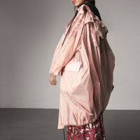 Parka oversize légère avec capuche - Ash Rose