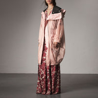 Parka oversize légère avec capuche - Ash Rose