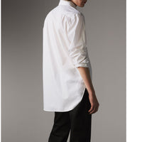 Chemise en popeline de coton - White