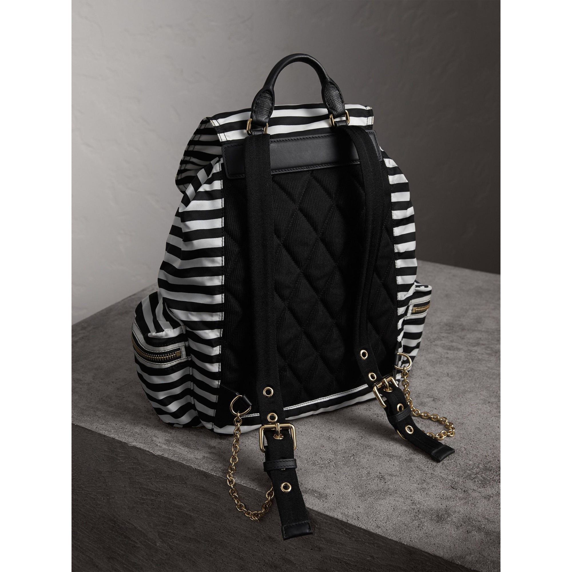 Sac The Rucksack medium - Black & White