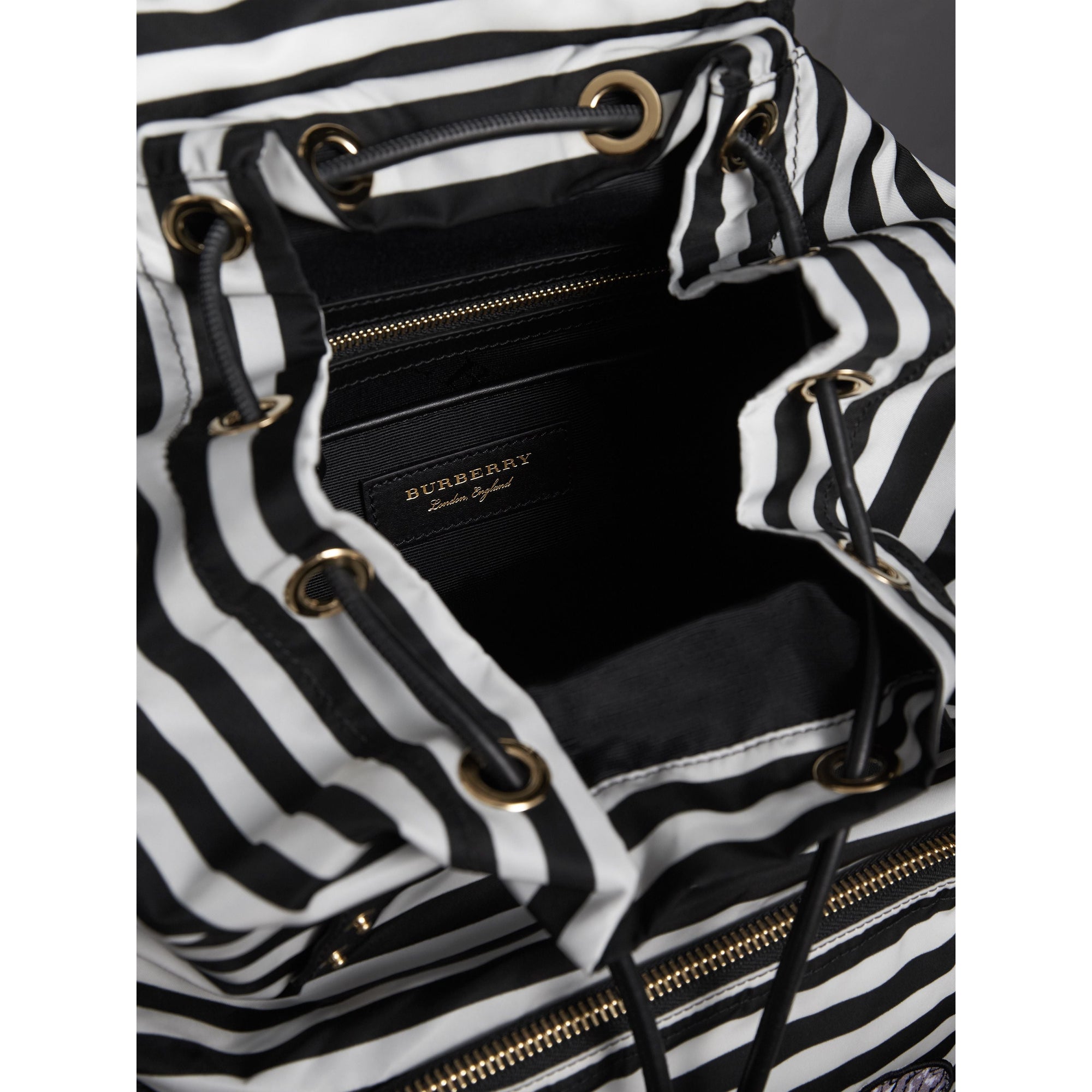 Sac The Rucksack medium - Black & White