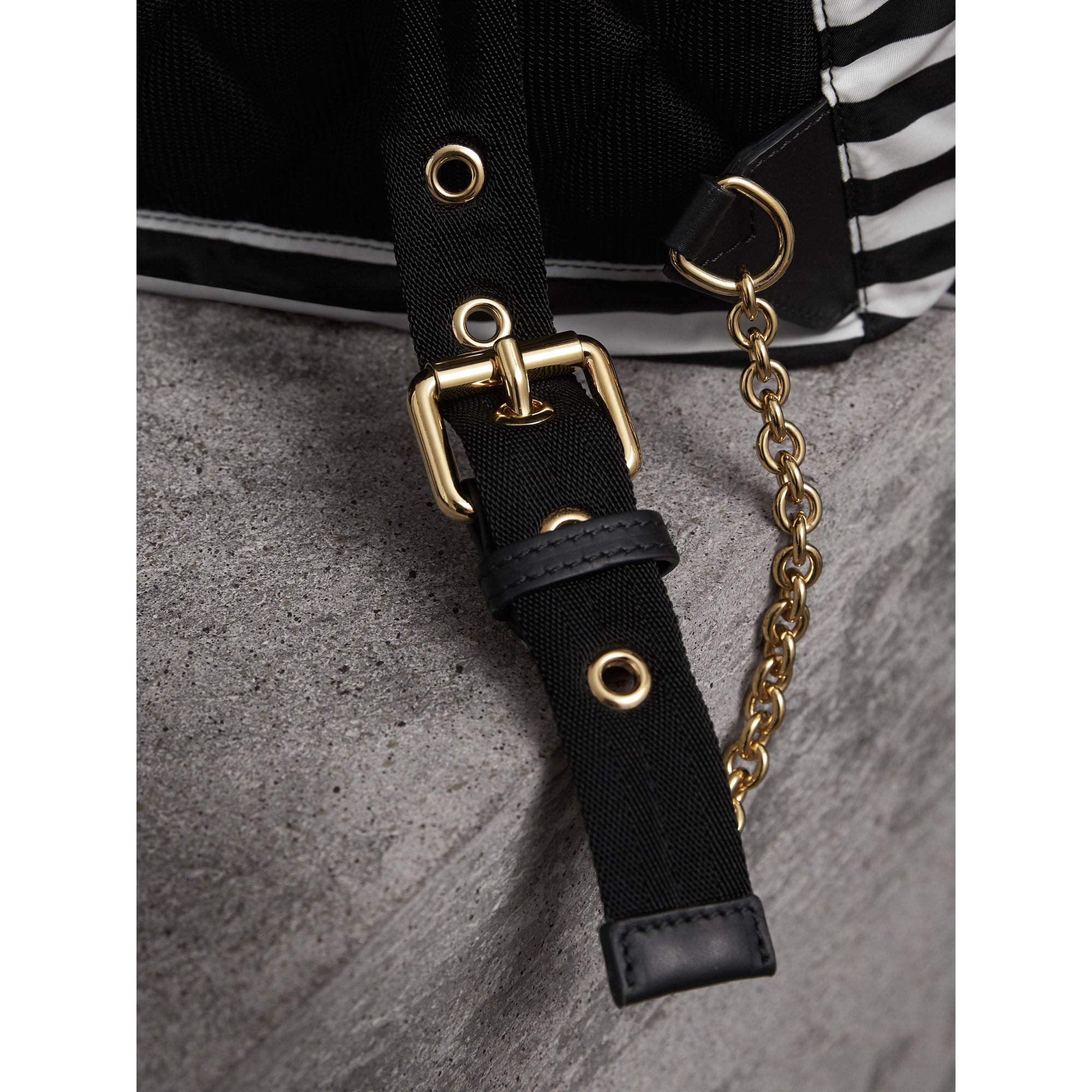 Sac The Rucksack medium - Black & White