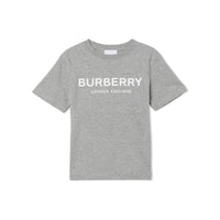 T-shirt enfant en coton avec logo - Grey Melange