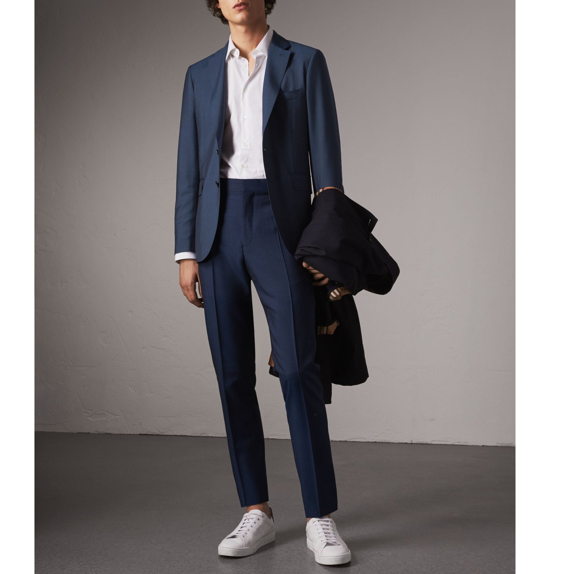 Costume de coupe Soho en laine et mohair - Bright Navy