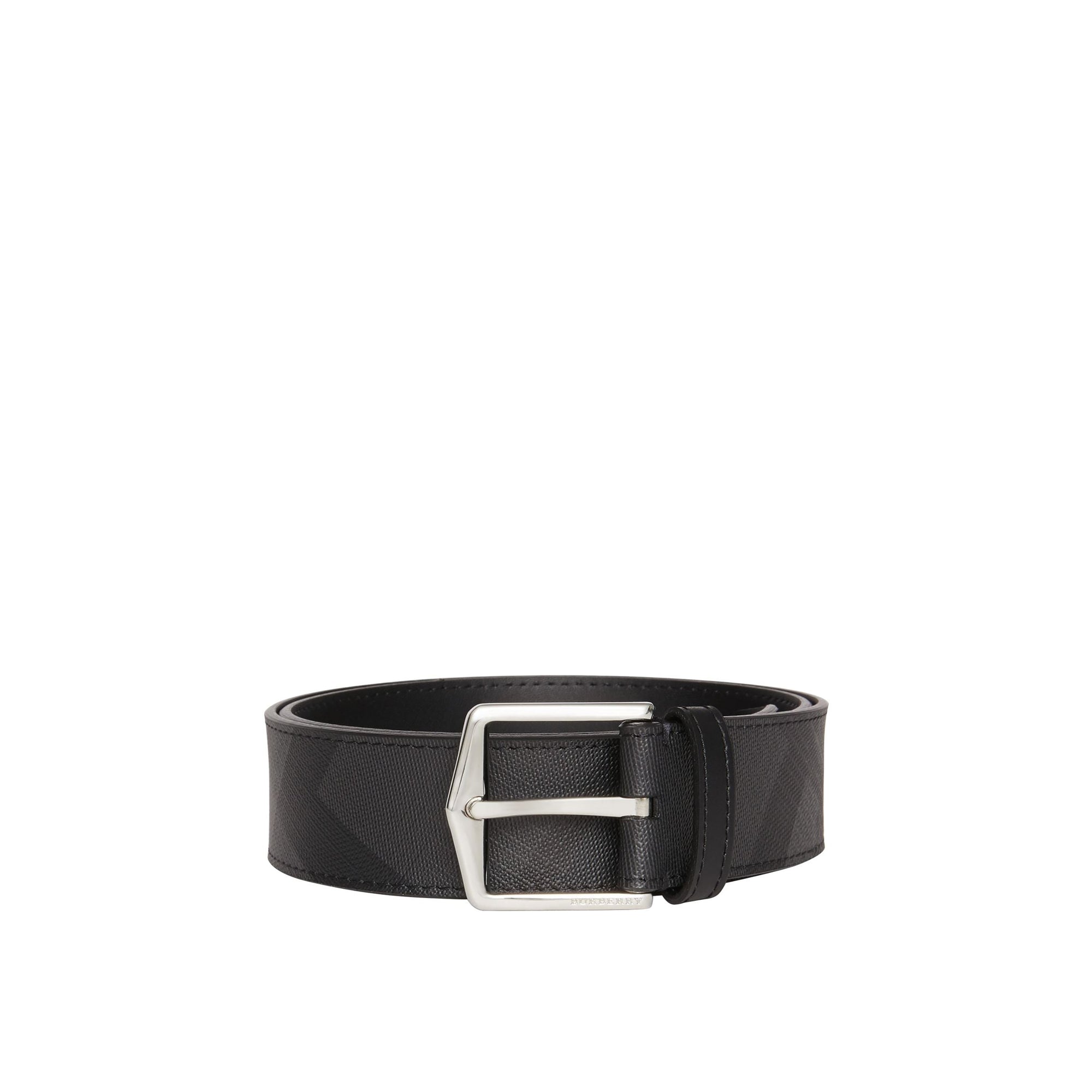 Ceinture à motif London check - Charcoal & Black