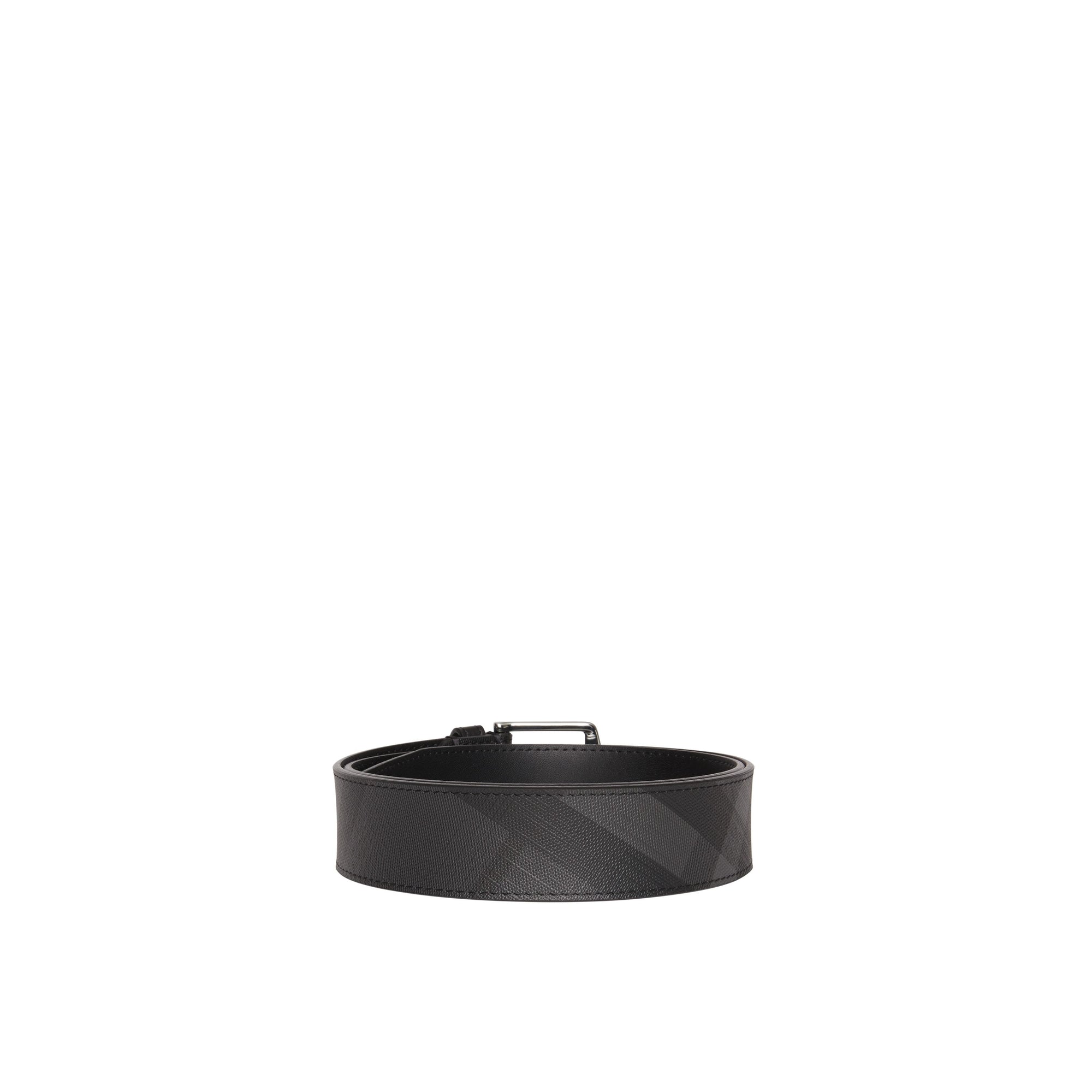 Ceinture à motif London check - Charcoal & Black