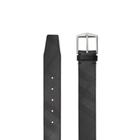 Ceinture à motif London check - Charcoal & Black