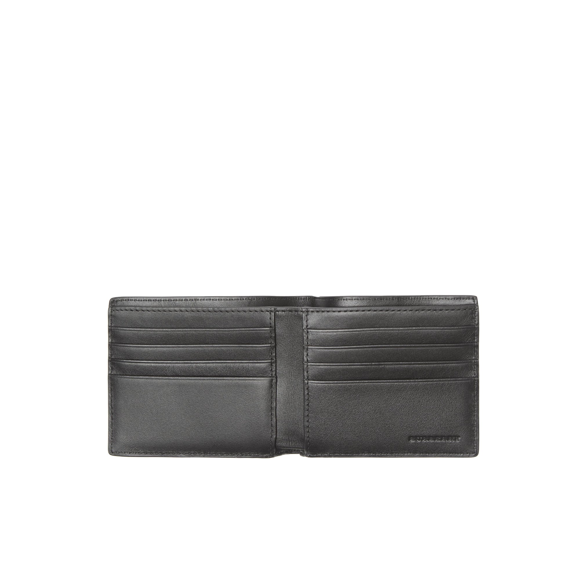 Portefeuille à rabat à motif London check - Charcoal & Black