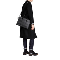 Sac The Barrow fin à motif London Check - Charcoal & Black