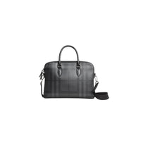 Sac The Barrow fin à motif London check - Charcoal & Black