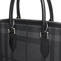 Sac The Barrow fin à motif London Check - Charcoal & Black