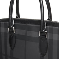 Sac The Barrow fin à motif London check - Charcoal & Black