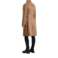 Gilet portefeuille en laine et cachemire - Camel