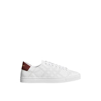 Sneakers à cuir perforé - Optic Wht & Deepclamel