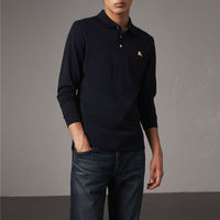 Polo à manches longues - Navy