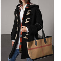 Sac tote Doodle moyen réversible - Classic & Black