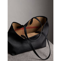 Sac tote Doodle moyen réversible - Classic & Black