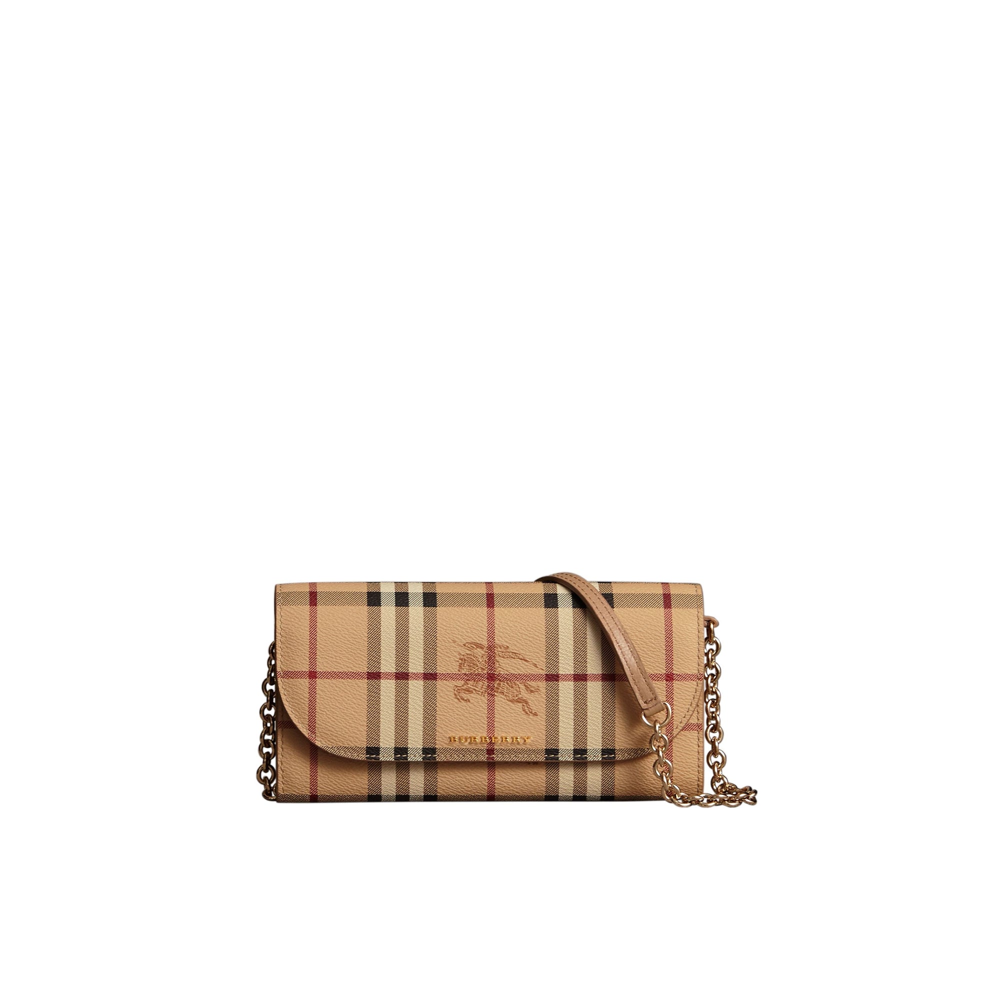 Portefeuille à motif Haymarket check - Mid Camel
