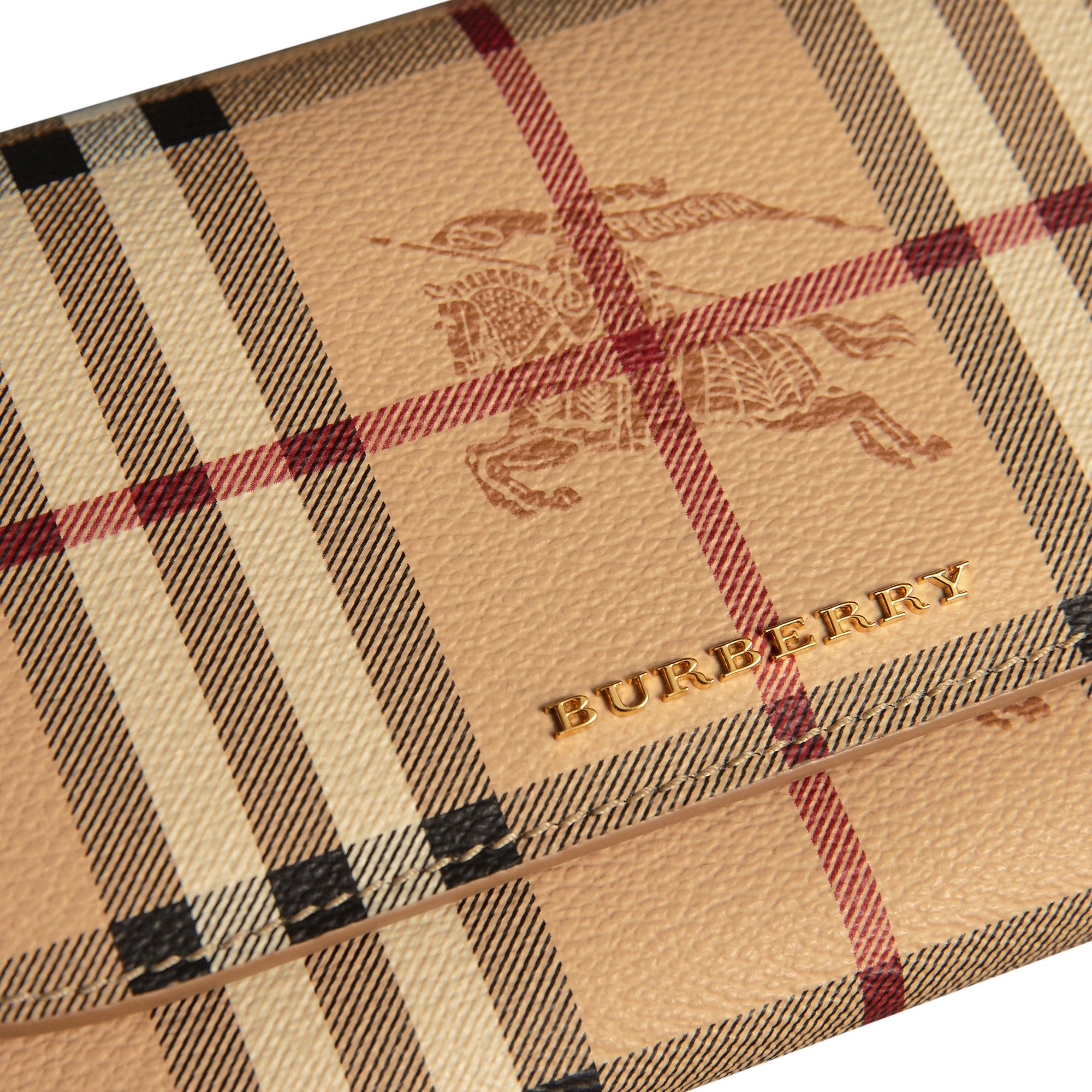 Portefeuille à motif Haymarket check - Mid Camel