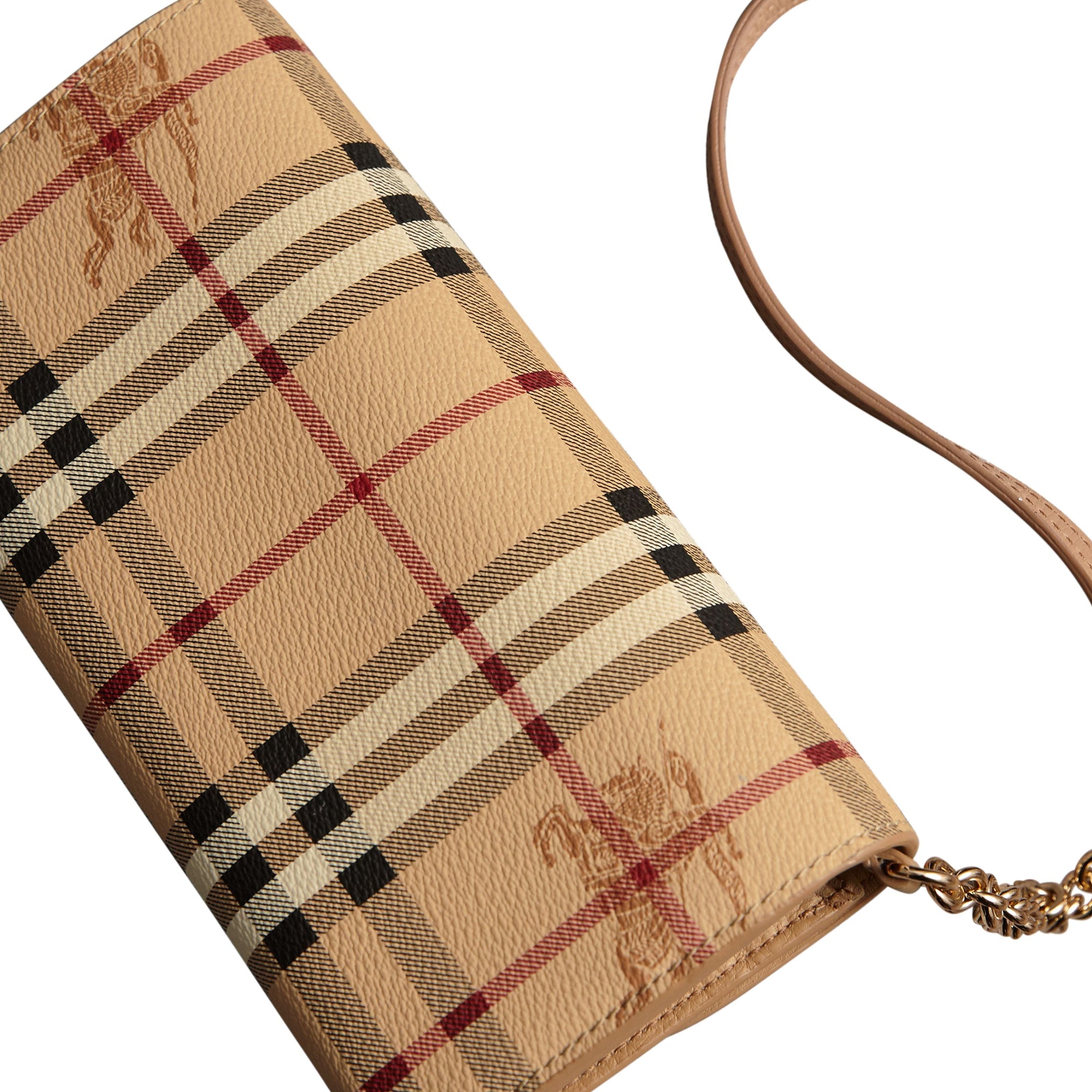 Portefeuille à motif Haymarket check - Mid Camel