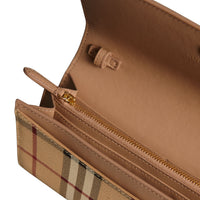 Portefeuille à motif Haymarket check - Mid Camel