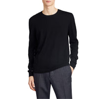 Pull en laine mérinos à motif check - Black
