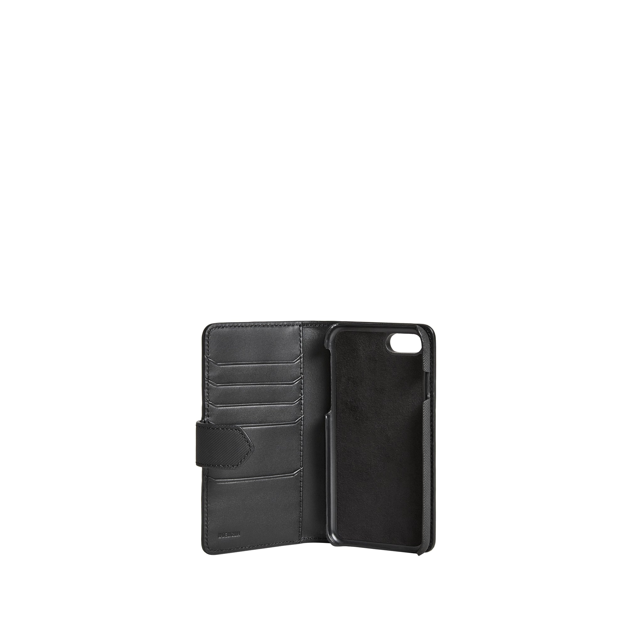 Étui pour iPhone 7 en cuir - Black