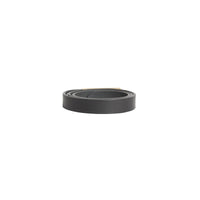 Ceinture en cuir à boucle plaque - Black