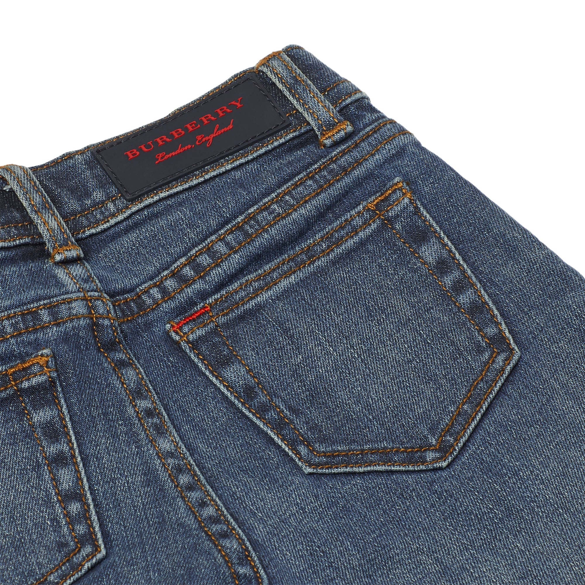 Jean décontracté en denim stretch - Mid Indigo