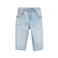 Jean stretch de coupe décontractée - Light Blue