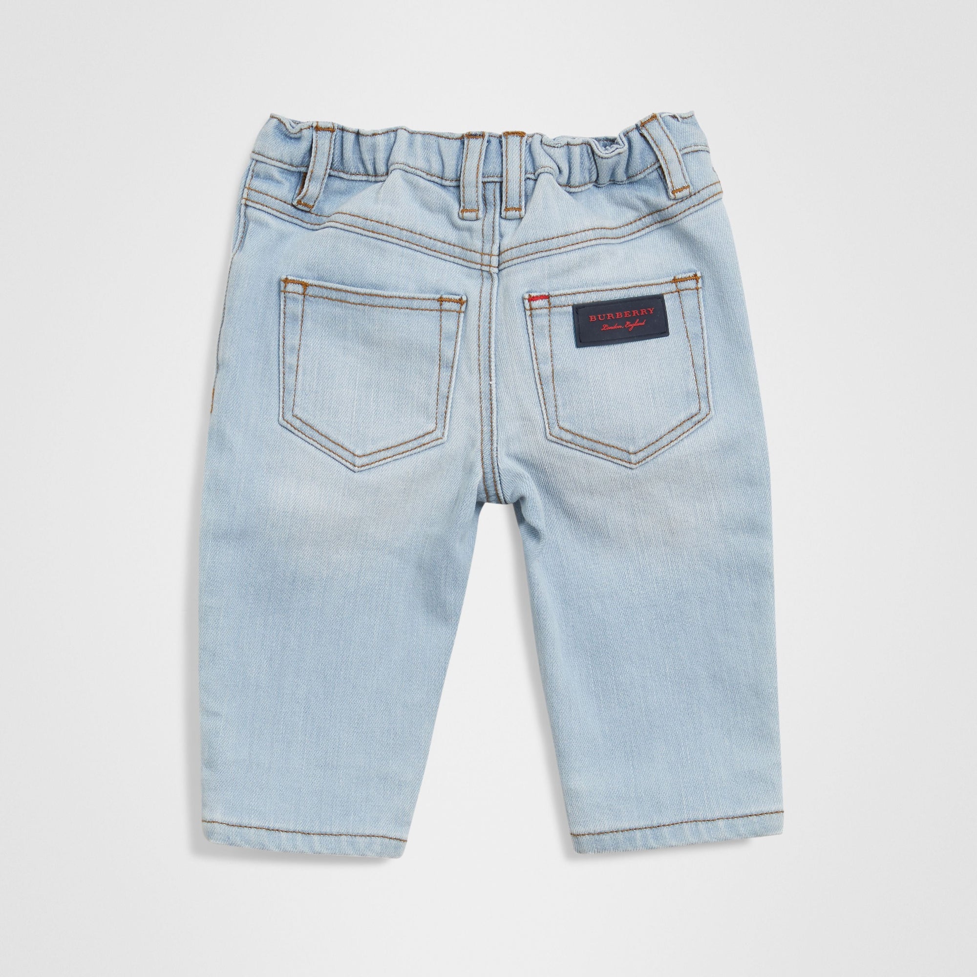 Jean stretch de coupe décontractée - Light Blue