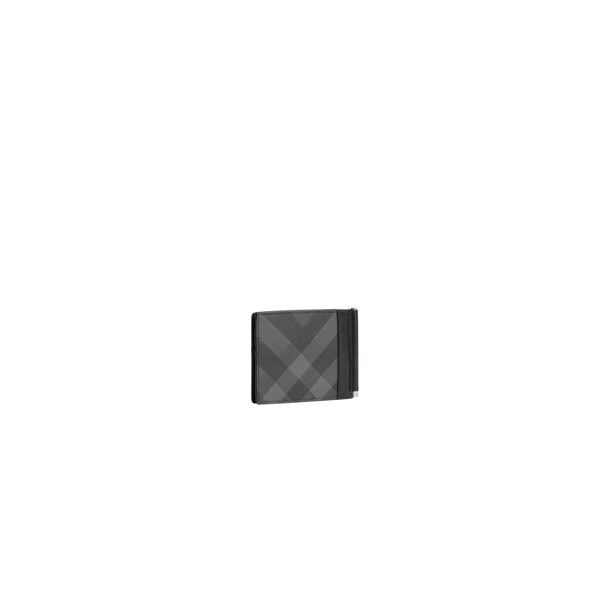 Portefeuille à motif London check - Charcoal & Black
