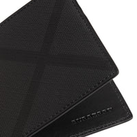 Portefeuille à motif London check - Charcoal & Black