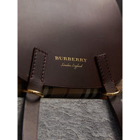 Sac à bandoulière The Bridle à motif Haymarket Check - Dark Clove Brown