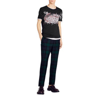T-shirt en coton à imprimé Doodle - Black