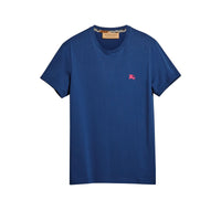 T-shirt à broderie cavalier - Bright Navy
