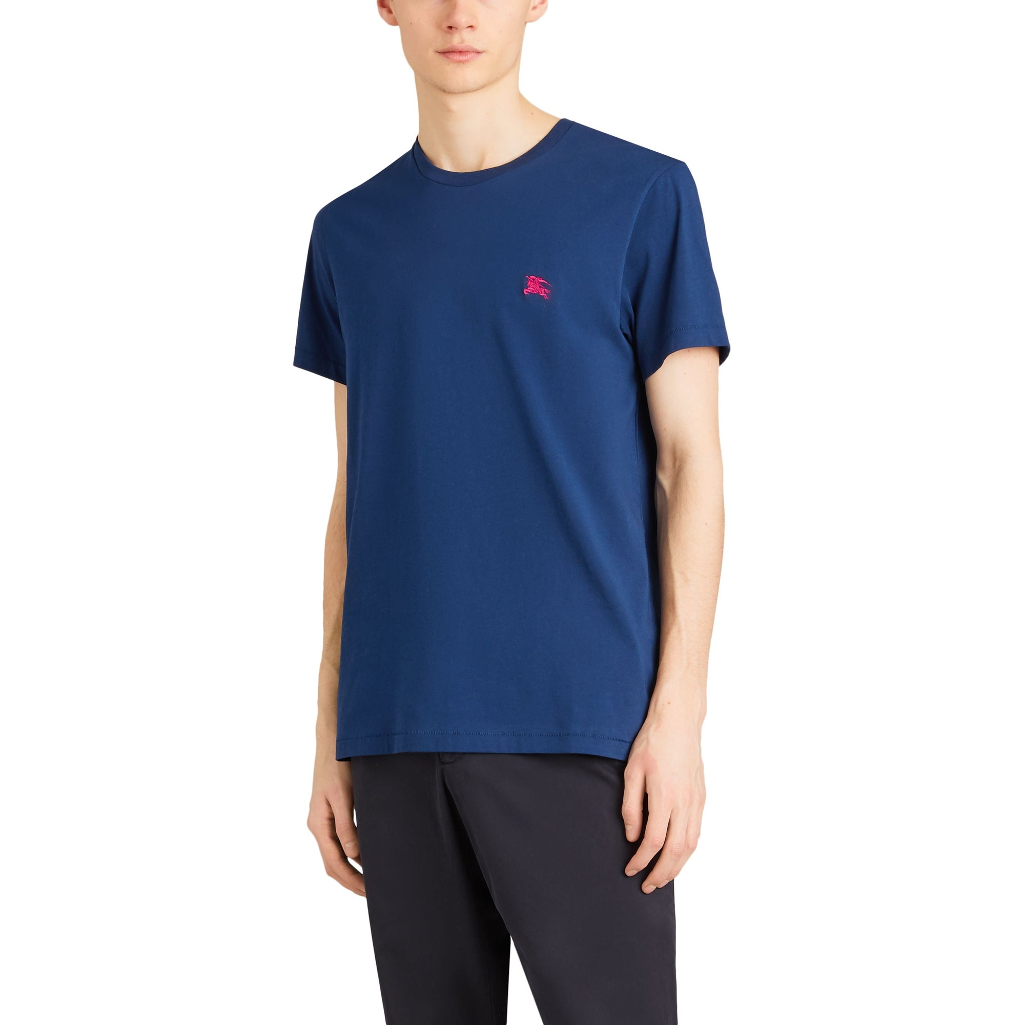 T-shirt à broderie cavalier - Bright Navy