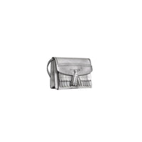 Sac à bandoulière en cuir métallisé - Silver