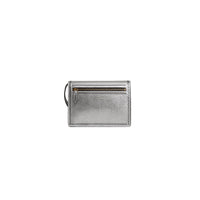 Sac à bandoulière en cuir métallisé - Silver