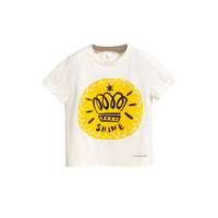 T-shirt en coton à motif Icônes londoniennes - Natural White